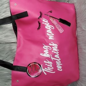 Huge pink tote bag